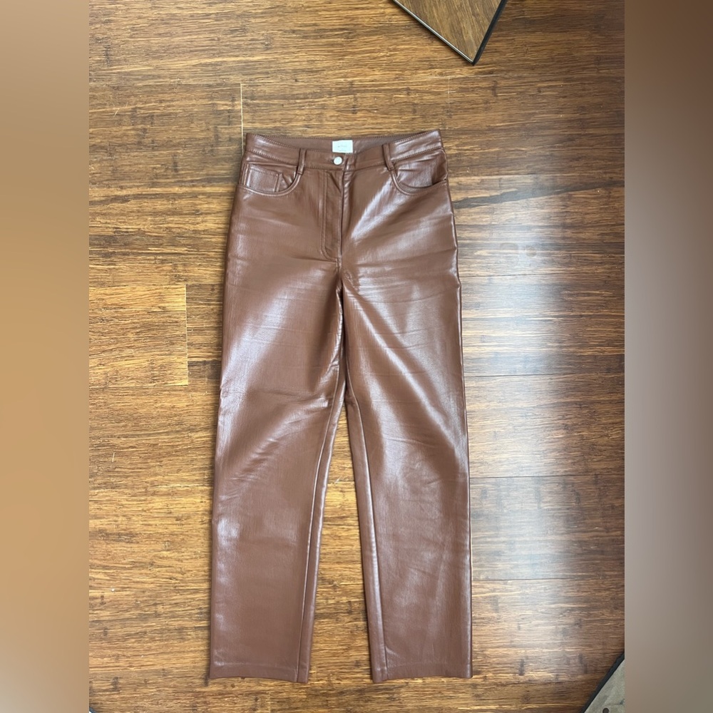 Aritzia Melina Leather Pants